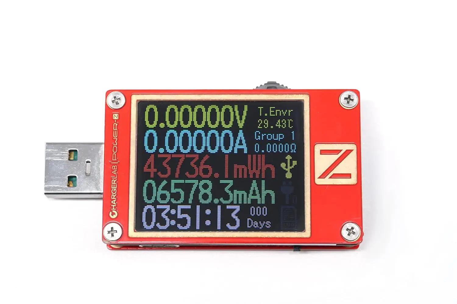 Power-Z USB-A PD ׽,    ׽,   뷮 ׽, KT002